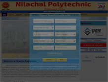 Tablet Screenshot of nilachalpolytechnic.org